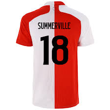 Wij hebben het nieuwe shirt van belgië op voorraad. Kinderen Voetbal Crysencio Summerville 18 Thuisshirt Thuistenue Rood Wit Voetbalshirt 2020 21 Shirt Belgie