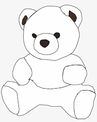 Black bears commonly come in black, but they can also be acinnamoncolour. Teddy Bear Black White Line Art Black And White Teddies Transparent Png 1969x2379 Free Download On Nicepng