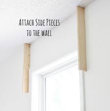 How To Build A Cornice Board For Your Windows Thistlewood Farms Window Coverings Diy Kitchen Window Valances Kitchen Window Coverings