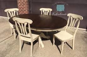 A Fresh Coat Of Fabulous L Cece Caldwell S Chalk Clay Paint L Philadelphia Parchment L Kukui Stain Fini Painted Table Chalk Paint Table Cece Caldwell