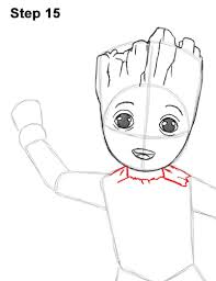 Learn how to draw groot from guardians of the galaxy. How To Draw Baby Groot