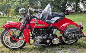 Image result for Red 1952 Motorcycle
