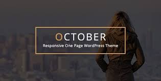 Whether it's to pass that big test, qualify for that big prom. October Responsive One Page Wordpress Theme Free Download Unowp