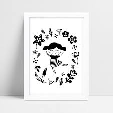 Make social videos in an instant: Quadro Infantil Quarto Bebe Menina Dancando Flores Conspecto Quadro Decorativo Magazine Luiza