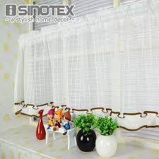 Fenster Vorhang Halb Vorhang Solide Spitze Dekoration Fur Kuche Vorhang Volant Wohnzimmer Voile Screening Drapieren Steuerung 1 Teile Los Decorative Curtain Lights Decorative Door Curtaincurtain Flower Aliexpress