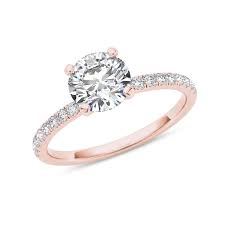 The ring is brand new with original tags attached. 1 Ct T W Diamond Engagement Ring In 14k Rose Gold Zales Outlet