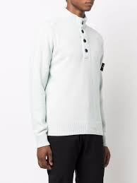 Shop Stone Island Compass badge buttoned jumper with Express Delivery -  Suecia-embajadaShops