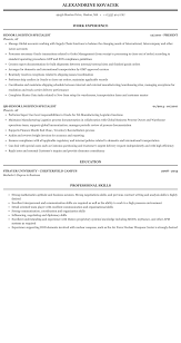 Import export resume samples mwb online co. Senior Logistics Specialist Resume Sample Mintresume