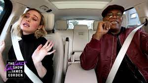 Jackson appeared in a new preview for carpool karaoke on thursday and belted out the song. Samuel L Jackson Brie Larson Sing Ariana Grande S 7 Rings Carpool Karaoke The Series Preview Youtube