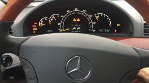Mercedes Benz S Class Reset Service W220 Youtube