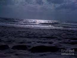 Night Light On The Ocean Photograph By Gwen Baptiste