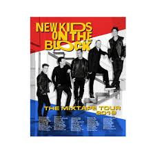 Bench Bw Photo Litho New Kids On The Block Tour Posters New Kids