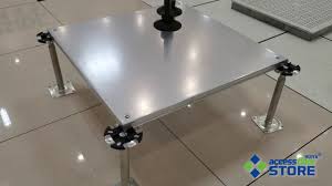 Anti Static Galvanized Steel Raised Floor Huiya Access Floor Systems Flooring Galvanized Pvc Panels