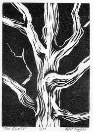 Black And White Linoleum Print Items Similar To Tree Bones 4 Is A Traditional Lino Print From A Limited Edition On Etsy Linocut Prints Lino Print Artists Linoleum Print