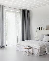 Bedroom curtains are a quick and easy way to show off your home decor personality. Grey And White Bedroom Curtains Novocom Top