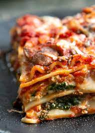 Vegetarian Spinach And Mushroom Lasagna Recipe Recipe Vegetable Lasagna Recipes Vegetarian Lasagna Recipe Easy Lasagna Recipe