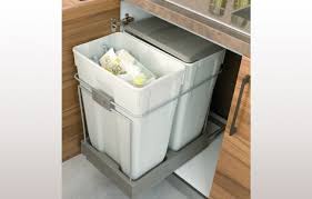 accessoire de rangement poubelle 2 bacs 36l cuisinella in 2019 cabinet kitchen canning