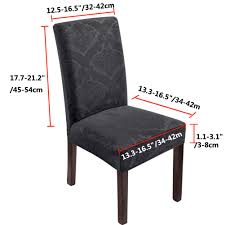 Twill ticking stripe dining chair long slipcover. Delight Dining Room Chair Covers Velvet Stretch Chair Protector Non Slip Removable Washable 2pcs Red Linen Table Accessories Industrial Scientific Vit Edu Au