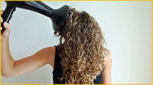 Wash your hair with lukewarm water as opposed to hot water, since hot h2o can be drying. How To Blow Dry Curly Hair Blow Drying Curly Hair Youtube