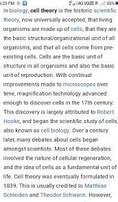 Check spelling or type a new query. Who And When Was Cell Theory Proposed Brainly In