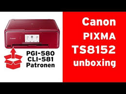 Achten sie darauf, die telefonleitung anzuschließen, bevor sie den drucker zur installation von canon driver information assist service wählen sie bei der installation des treibers benutzerdefinierte installation aus. Canon Pixma Ts8152 Unboxing Pgi 580 Cli 581 Tintenpatronen Installieren Youtube