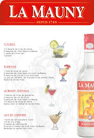 Cocktail Rhum La Mauny Martinique Cocktail Rhum Rhum Rhum Arrange