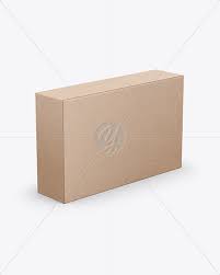Kraft Box Mockup In Box Mockups On Yellow Images Object Mockups