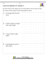 A worksheet in which students must identify shapes and match the pictures with the words. 2d Shapes Worksheets 2nd Grade