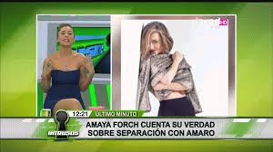 Por las marcas se ve que allá los usan más chicos. El Destape De Amaya Forch La Red