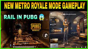 New Metro Royale Mode Gameplay In Pubg Mobile Rail In 1 1 Beta Pubg Mobile Youtube