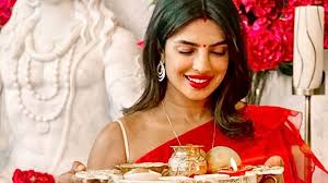 Find priyanka chopra latest news, videos & pictures on priyanka chopra and see latest updates, news, information from ndtv.com. Priyanka Chopra Celebrates Karva Chauth 2020 With Nick Jonas In A Red Ruffled Sari And Mangalsutra Vogue India