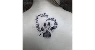 Well, the road to the wearer of this tattoo certainly is. Paw Print Heart 100 Heart Tattoos So Cute You Can T Handle It Popsugar Love Sex