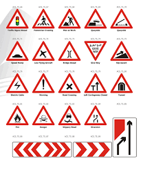 traffic in dubai traffic signs in dubai safety signs in