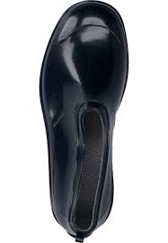 Practical PVC galoshes EDDIE blue from Bockstiegel