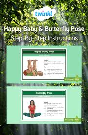 Happy Baby Butterfly Pose Step By Step Instructions Butterfly Pose Happy Baby Pose Yoga Instructions