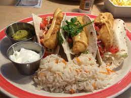 We have micheladas and margaritas for $5.99 to go. Fish Tacos My Favorite Picture Of 99 Restaurants Portsmouth Tripadvisor
