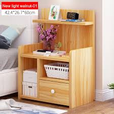 Do you want to give your room an antique finish? Light Wood Bedside Table Organizer Home Garden Furniture