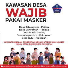 Ikuti panduan kesehatan dengan mencuci tangan, menggunakan masker, dan menjaga jarak. Siaga Covid 19 Kabupaten Probolinggo