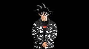 .meme , , goku drip refers to a series of fan art depicting dragon ball characters wearing hypebeast clothing, and most notably an artwork of character goku wearing a supreme shirt and a jacket with. Goku Supreme Meme Youtube