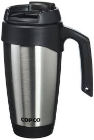 Insulated Travel Mug 24 Ounce Non Skid With Lid And Handle Stainless Steel New Copco Mugs Insulated Travel Mugs Thermos Coffee Mug