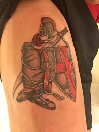 Armor Of God Tattoo Right Thigh 4 30 16 Armor Of God Tattoo God Tattoos Knight Tattoo
