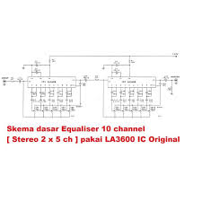 Because ic la3600 is a special design of the equalizer circuit to make this a simple equalizer. Equalizer 10 Channel Slide Potensio Ebonit La3600 Stereo 2 X 5 Ch Shopee Indonesia