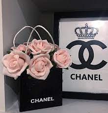 Chanel Sticker Is From An Etsy Seller Link Below Have Brought From Them Soo Many Times They Are So Grea Chanel Decor Pink Christmas Decorations Diy Chanel