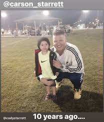 Here is a Picture of Carson's first day playing soccer … Today, He didn't  score and his Team Lost… HOWEVER, it was the proudest soccer moment I've  had with him … The