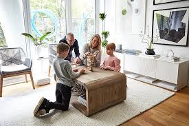 Kids room ideas classic grey wallpaper kids room furniture online white big cupboard orange stair design decoration. Inside An Inviting Modern Family Home In Nyc