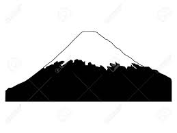 Black Silhouette Of Symbol Of Japan Mount Fuji Royalty Free Cliparts Vectors And Stock Illustration Image 134388192