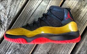 Gold Black White Jordan 11 Air Jordan 11 Gold Brick Air Jordans Air Jordan Shoes Popular Sneakers