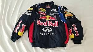 In addition, red and silver stripes celebrate red bull racing and aston martin's partnership. Red Bull Infiniti F1 Team Vintage Style Jacket Ebay