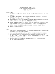 File surat keterangan translate dari klinik jurnal. Soal Uts Hk Bisnis Open Book