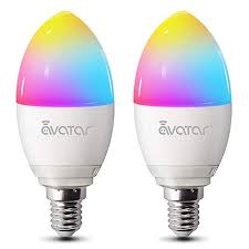 Lampadina Smart E14 Wifi Lampadine Led Alexa Intelligence 5w 40w 2800k Rgbw Compatibile Con Alexa Google Assistant By Avatar Controls Multicolore Dimmerabile Ne